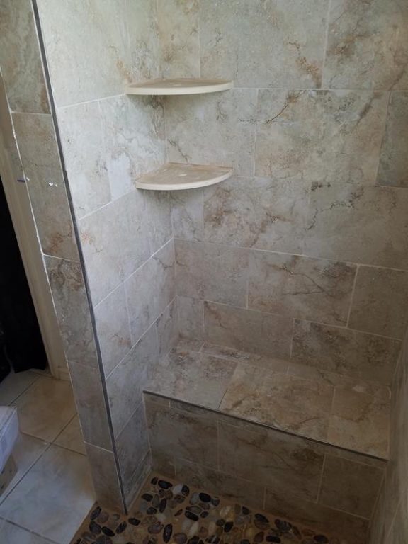 new shower install
